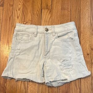 American Eagle Super Stretch High Waist Denim Shorts